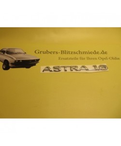 Schriftzug ASTRA 1.6 Astra F