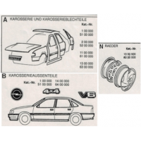 Opel Kadett E Karosserie Rahmen Blechteile Anbauteile Räder